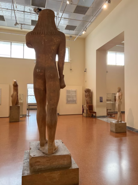 Early Kouroi in the National Archaeological Museum in Athens