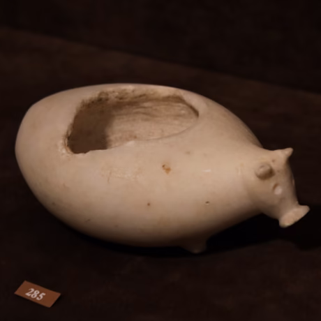 Marble Pig Cycladic Art Museum Athens