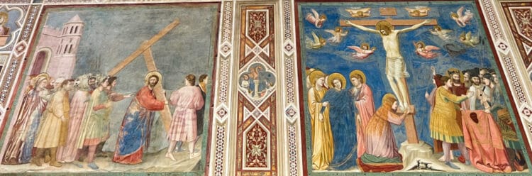 Carrying the Cross and Crucifixion Giotto’s frescoes in the Scrovegni Chapel in Padua