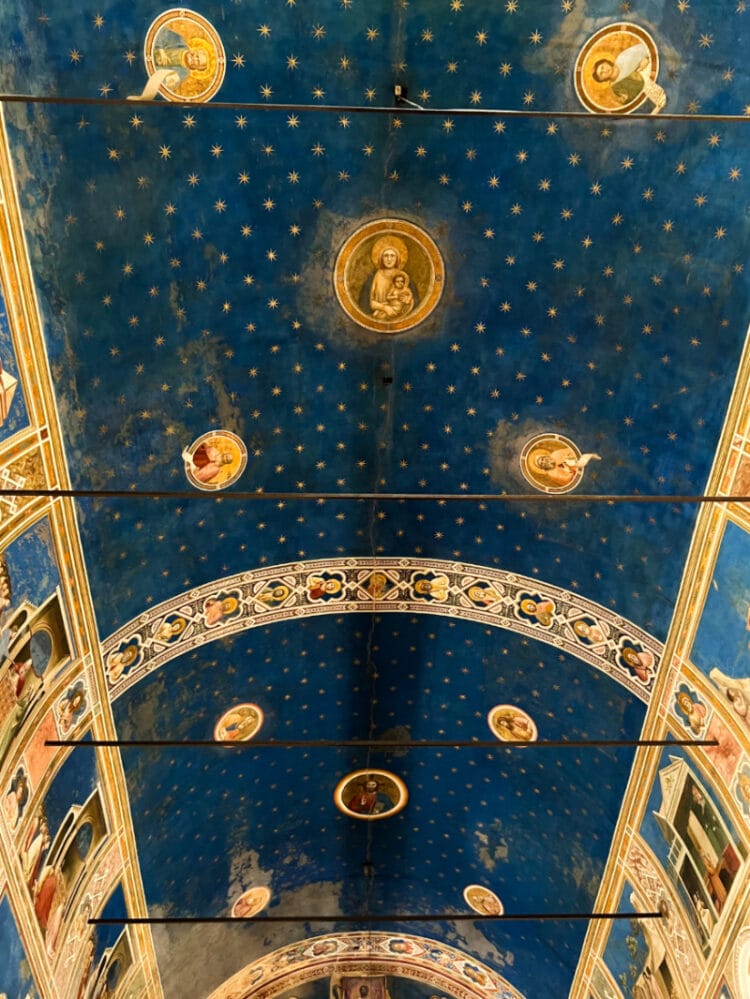 Giotto's Ceiling Fresco Scrovegni Chapel Padua