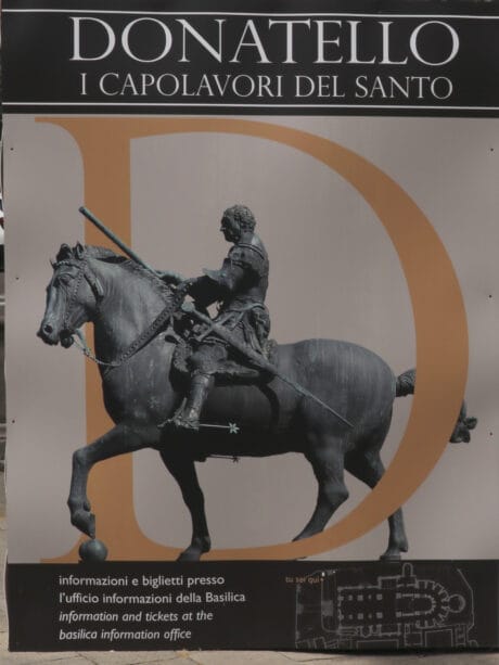 Donatello Gattamelata Equestrian Statue in Padua Poster
