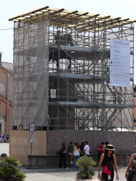 Donatello Gattamelata Equestrian Statue in Padua Poster
