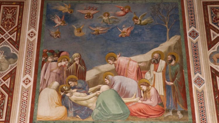 Giotto’s frescoes in the Scrovegni Chapel in Padua