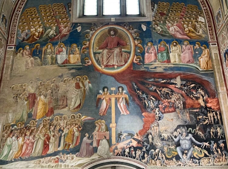 Giotto Last Judgement Scrovegni Chapel in Padua