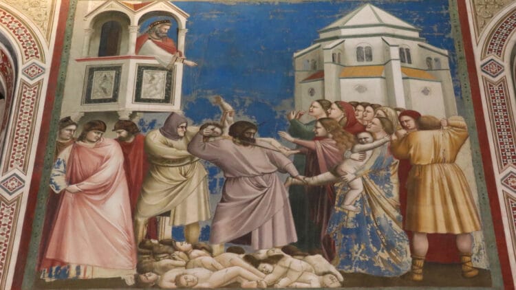 Massacre of the Innocents Giotto’s frescoes in the Scrovegni Chapel in Padua