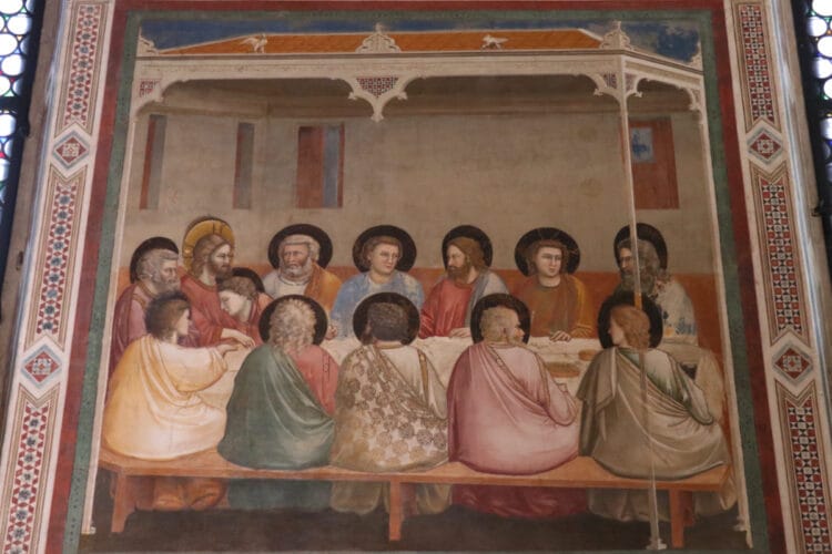 The Last Supper Giotto’s frescoes in the Scrovegni Chapel in Padua