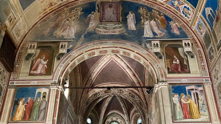 Triumphal Arch Fresco Scrovegni Chapel Padua