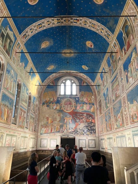 Starry sky and last judgment frescoes -- buy tickets to Visit the Scrovegni Chapel in Padova at least a day in advance