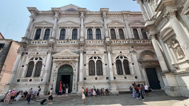 Exterior of Scuola Grande di San Rocco in Venice