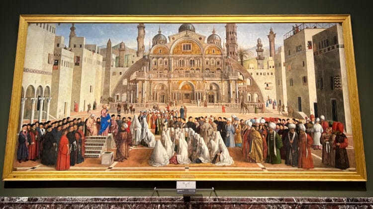 Gentile and Giovanni Bellini, St. Mark Preaching in Alexandria, 1504–1507