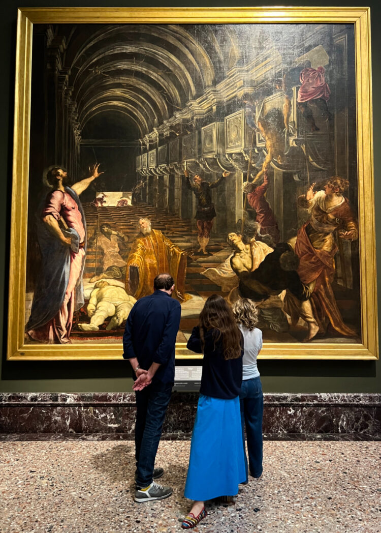 Tintoretto, The Discovery of the Body of Saint Mark in the Brera art museum in Milan