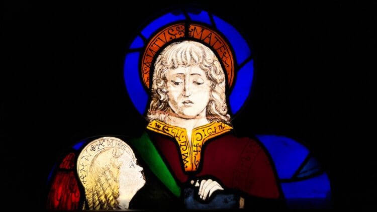 Saint Matthew Window in Milan's Cathedral Museum.